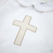 White Unisex Easter Cross Bubble