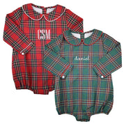 Christmas Green Tartan Bubble