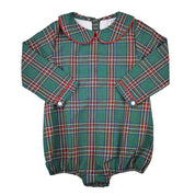 Christmas Green Tartan Bubble