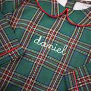 Christmas Green Tartan Bubble