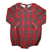Christmas Red Tartan Bubble