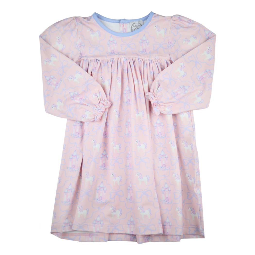 Unicorn Dreams Print Gown