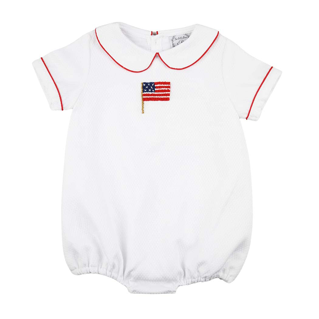 Boys Patriotic Honeycomb Flag Bubble