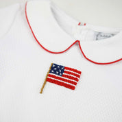 Boys Patriotic Honeycomb Flag Bubble