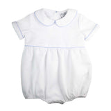 White & Blue Honeycomb Boy Bubble