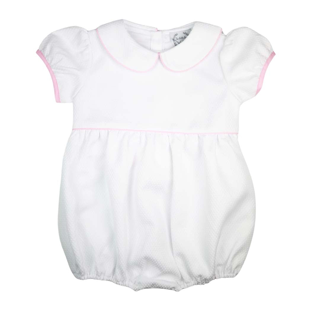 White & Pink Honeycomb Girl Bubble