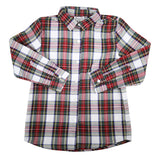 Christmas Tartan Button-Down Shirt