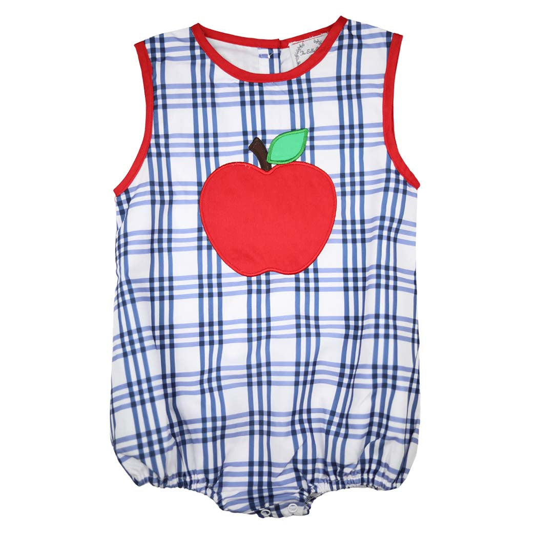 Sully Navy Plaid Apple Bubble