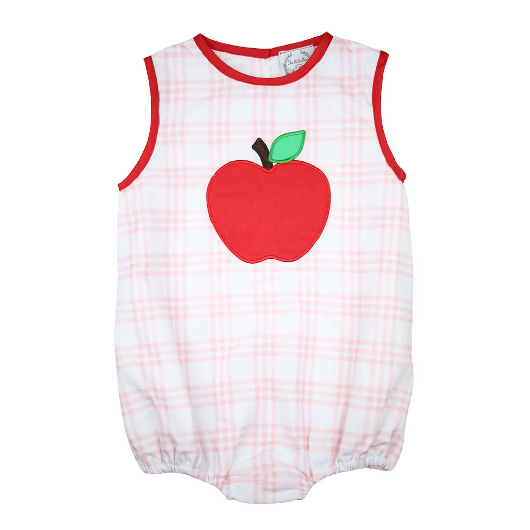 Sissy Pink Plaid Apple Bubble