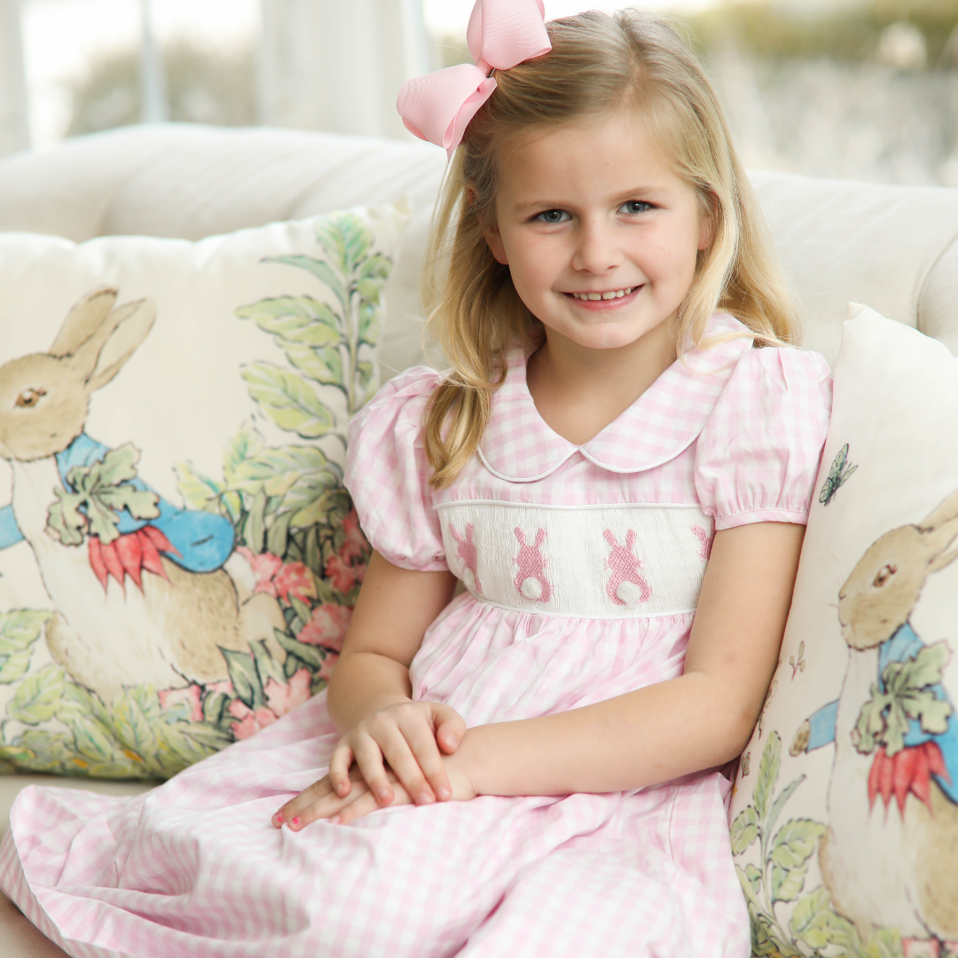 Peter Cottontail Smocked Bunny Dress
