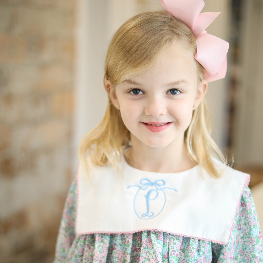 Mary Kate Floral Knit Bib Dress