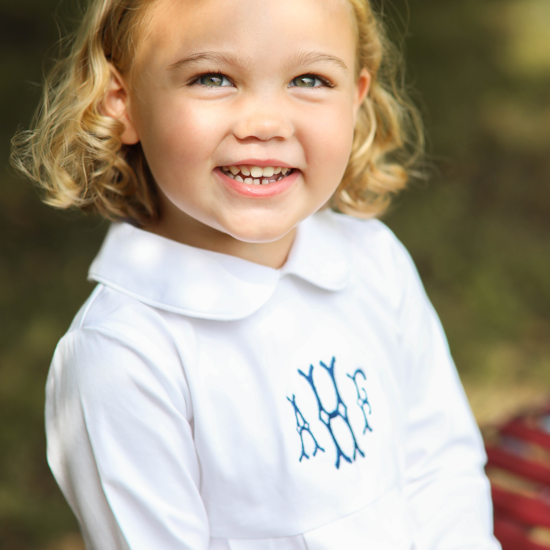 White Laine Long-Sleeve Bubble