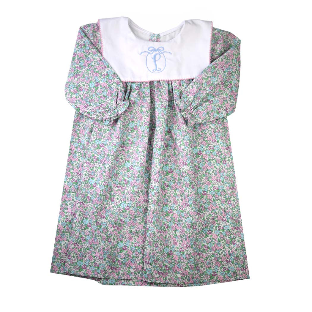 Mary Kate Floral Knit Bib Dress