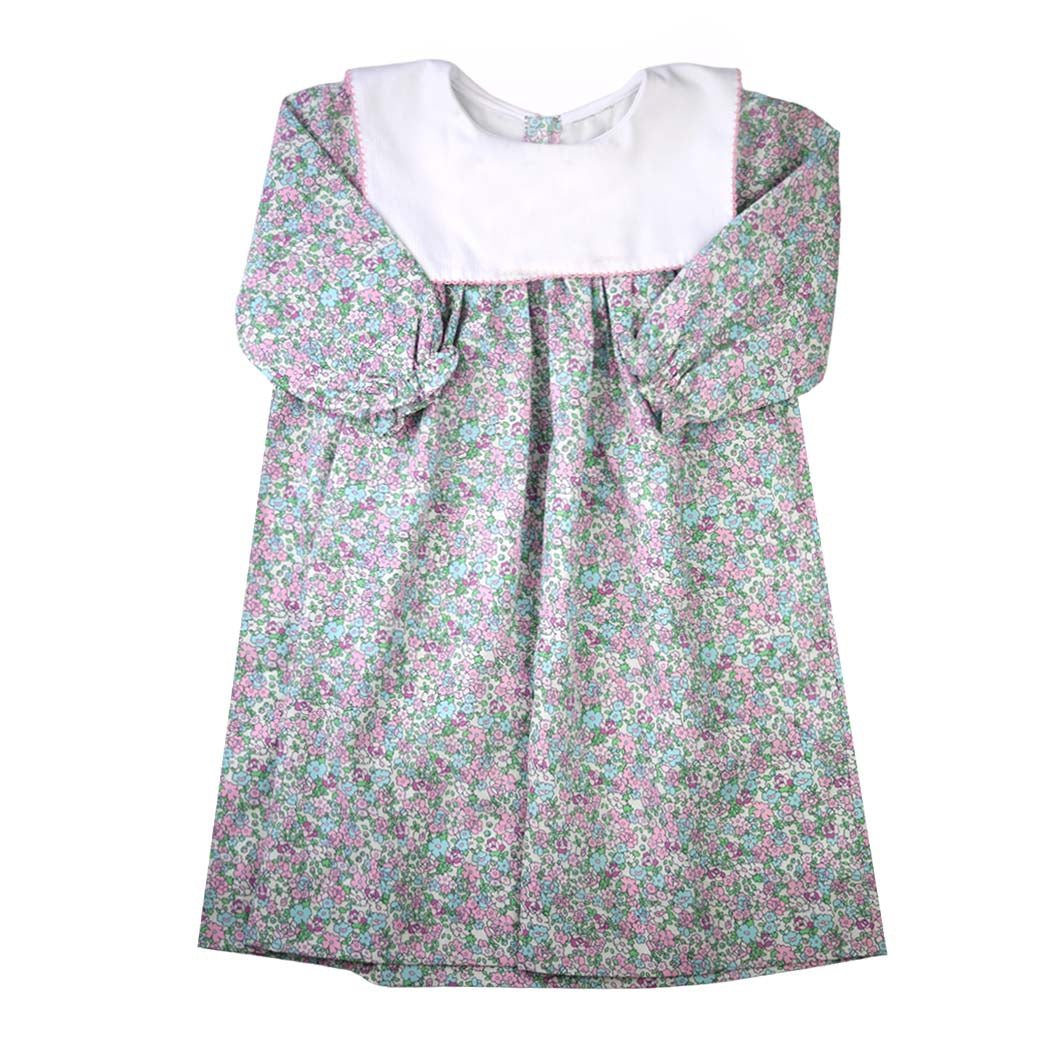 Mary Kate Floral Knit Bib Dress