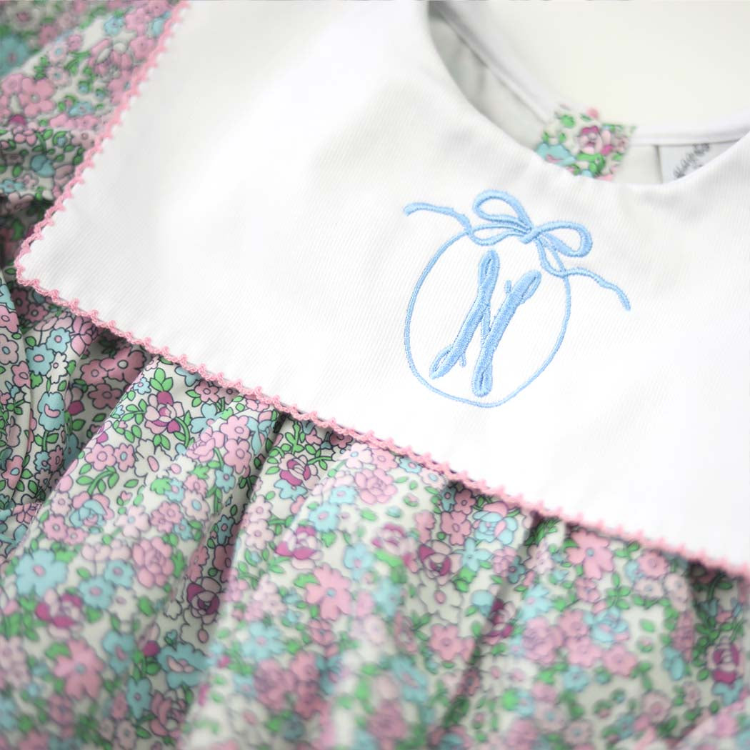 Mary Kate Floral Knit Bib Dress