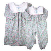 Mary Kate Floral Knit Bib Dress