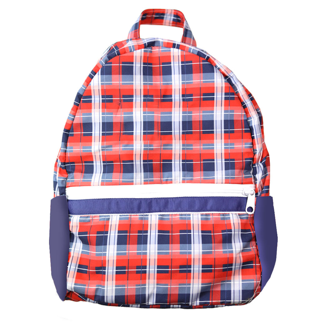 Primary Plaid Backpack