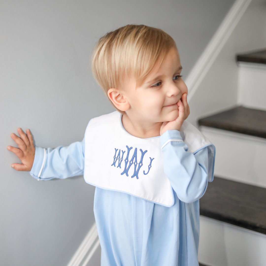 Blue Emerson Knit Romper