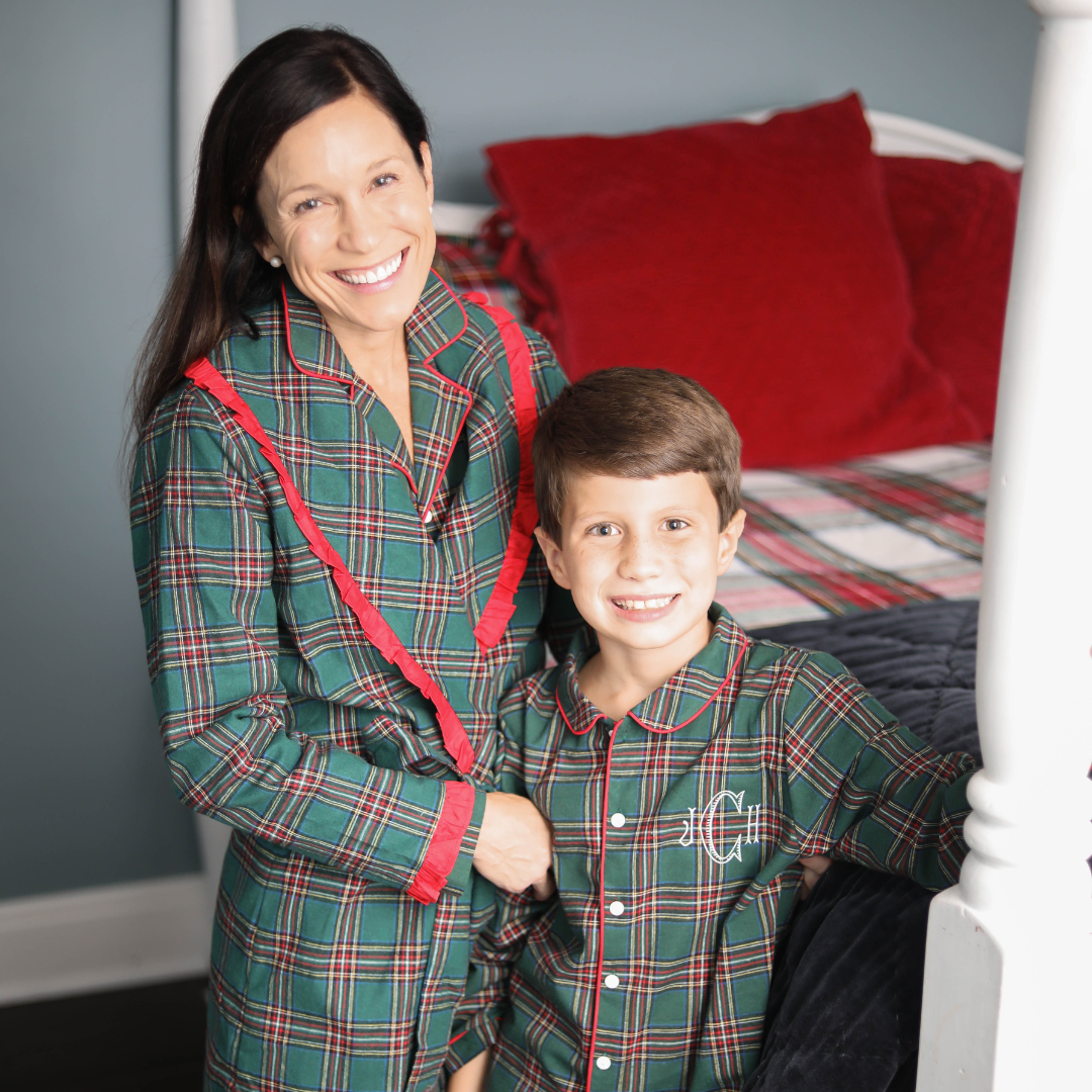 Cambridge Women's Green Tartan Robe