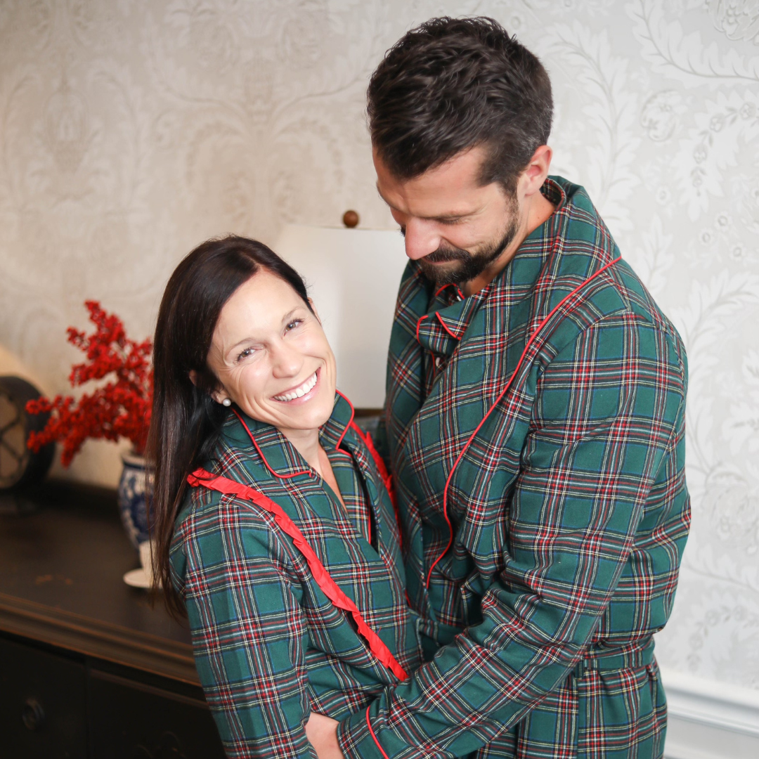 Cambridge Women's Green Tartan Robe