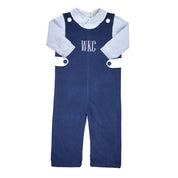 William Blue Gingham Classic Peter Pan Collar Shirt