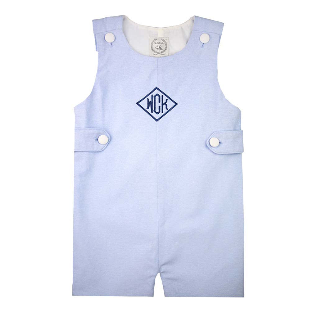 Charles Light Blue Oxford Shortall
