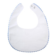 Blue RicRac Burp Cloth & Bib Set