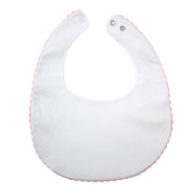 Pink RicRac Burp Cloth & Bib Set