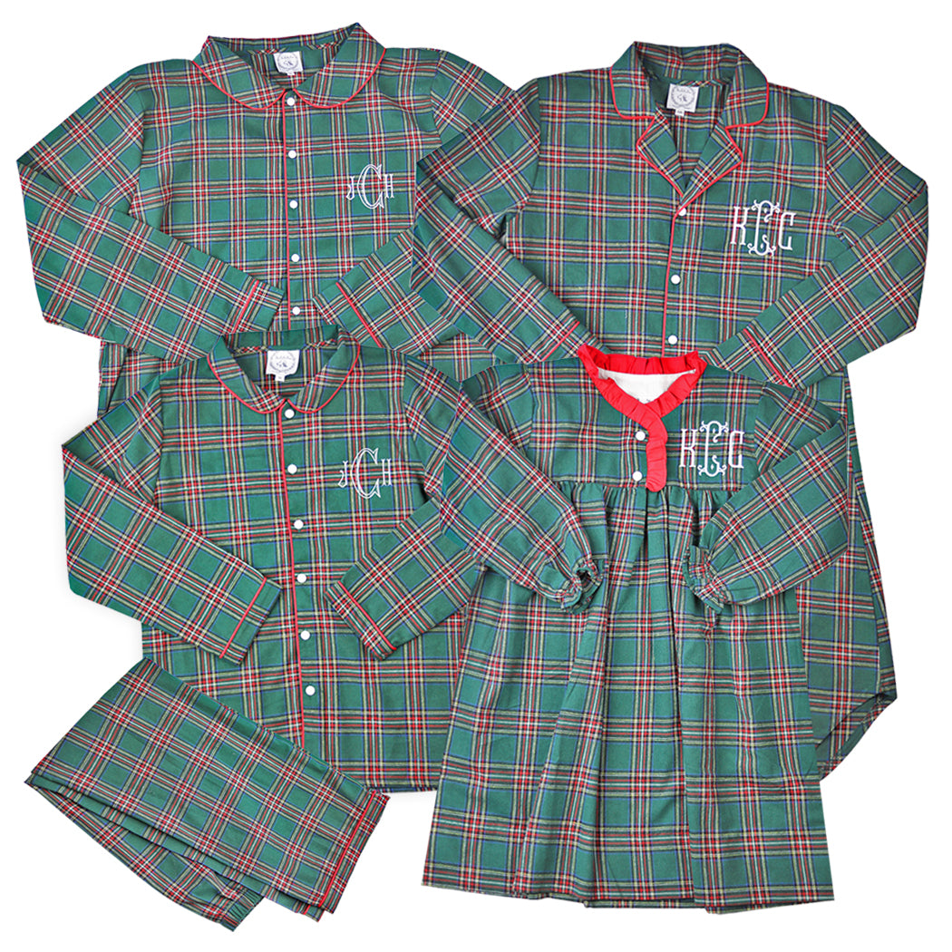 Cambridge Men’s Green Tartan Loungewear