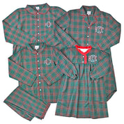 Cambridge Women's Green Tartan Robe