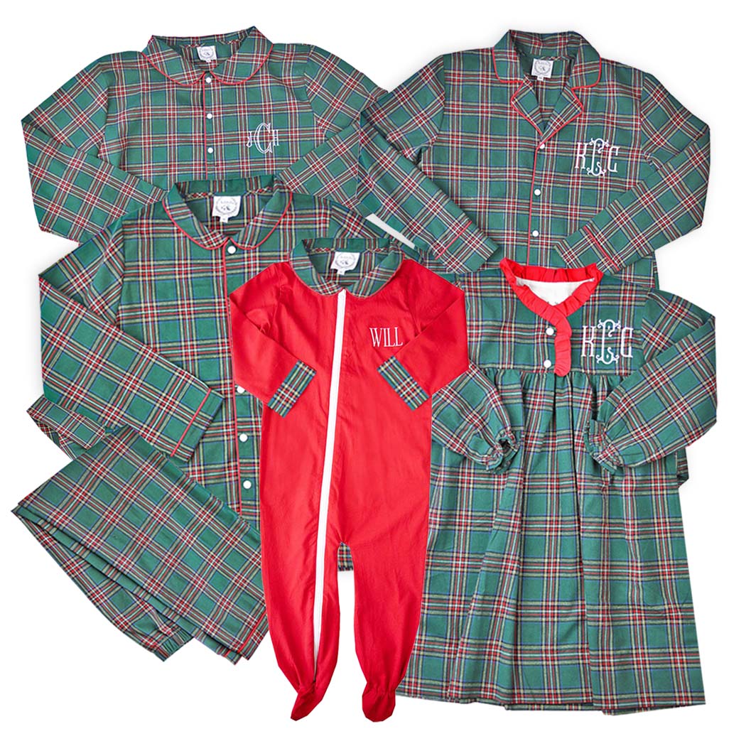 Cambridge Girl’s Green Tartan Robe