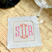 Princeton Monogram Cocktail Napkin