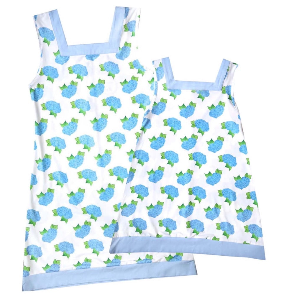 Blue Hydrangea Girls Loungewear Nightgown