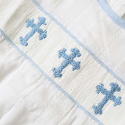 Classic Baby Boy Crosses Short Sleeve Bubble