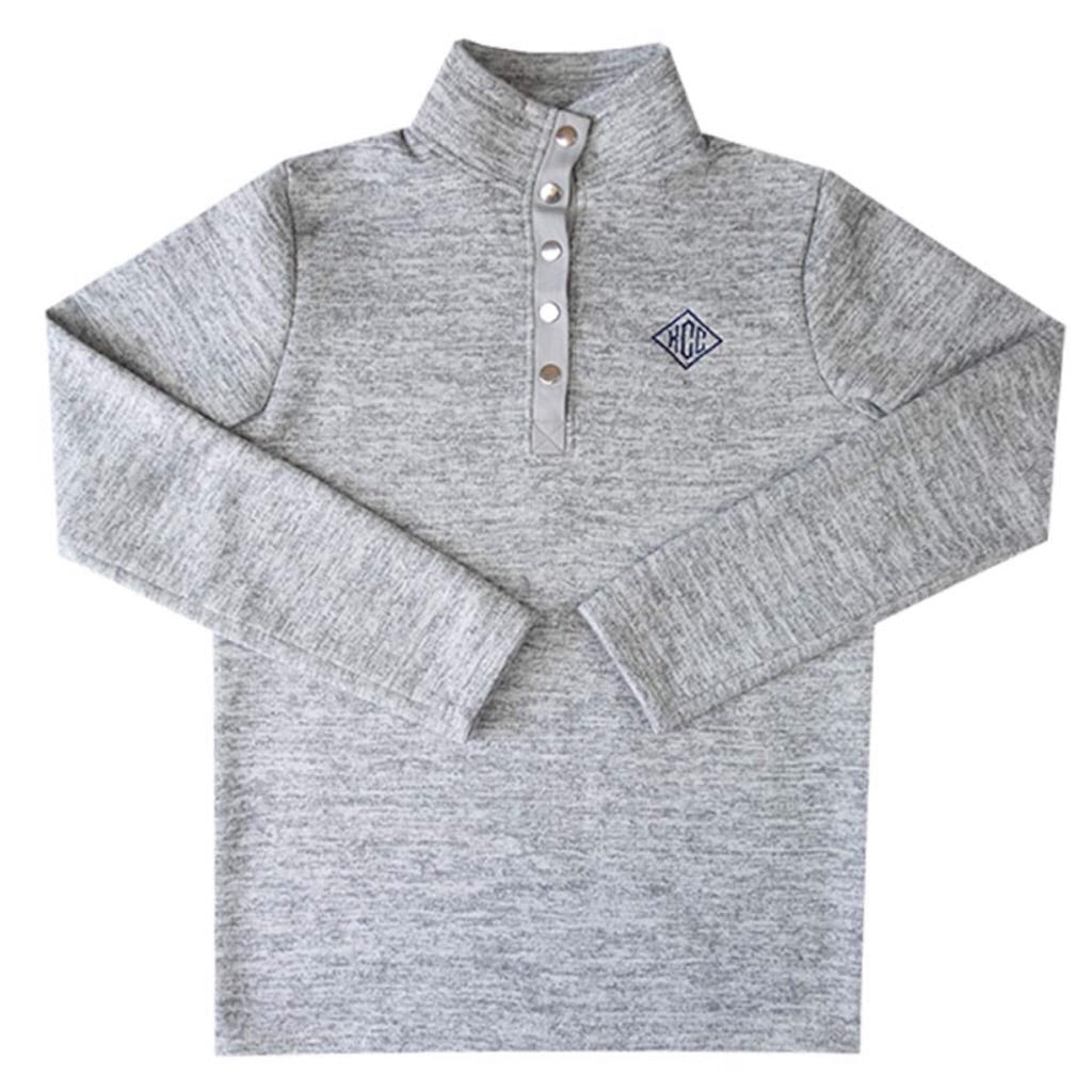 Ladies Heathered Fleece Pullover