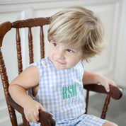 Myers Light Blue Gingham Shortall