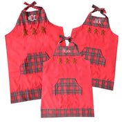 Adult French Knot Gingerbread Apron