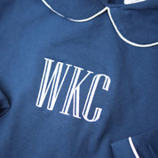 Navy Classic Long-Sleeve Bubble