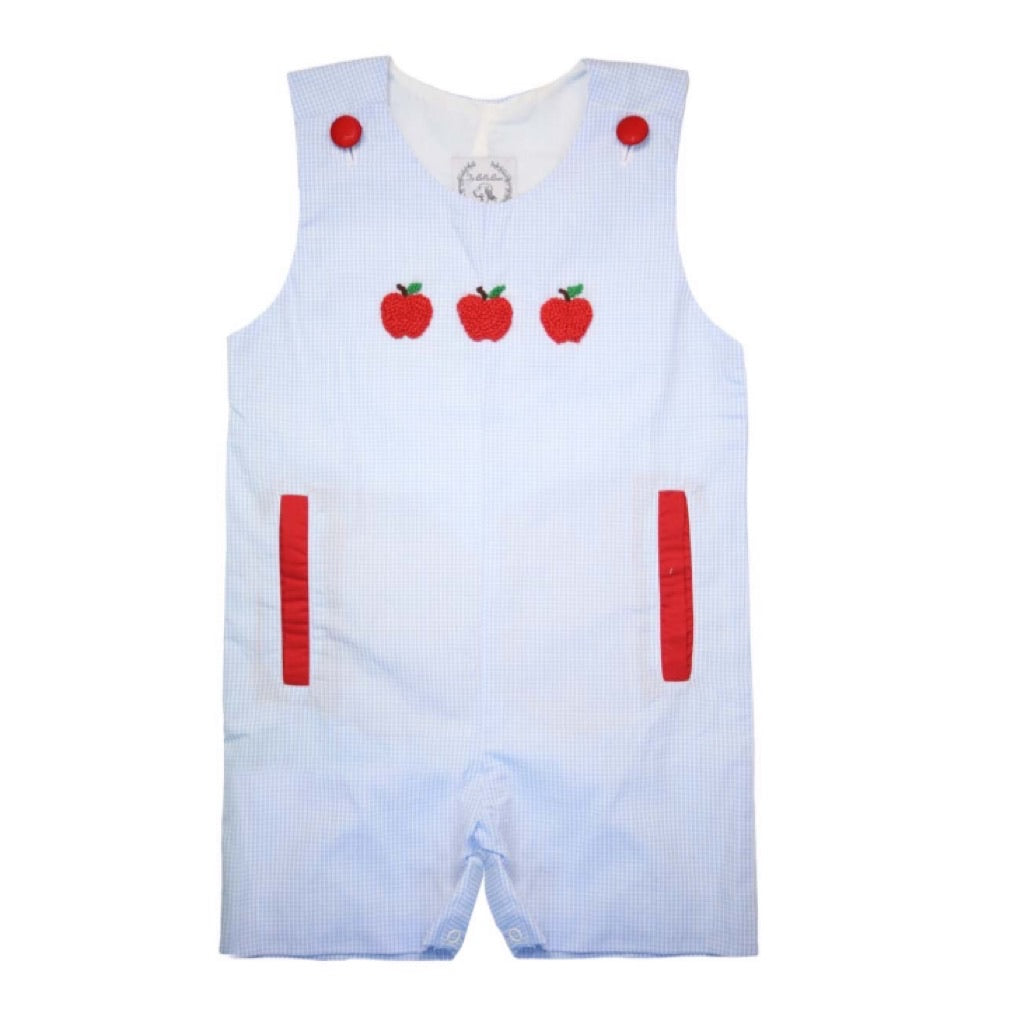 Vintage French Knot Apple Shortall