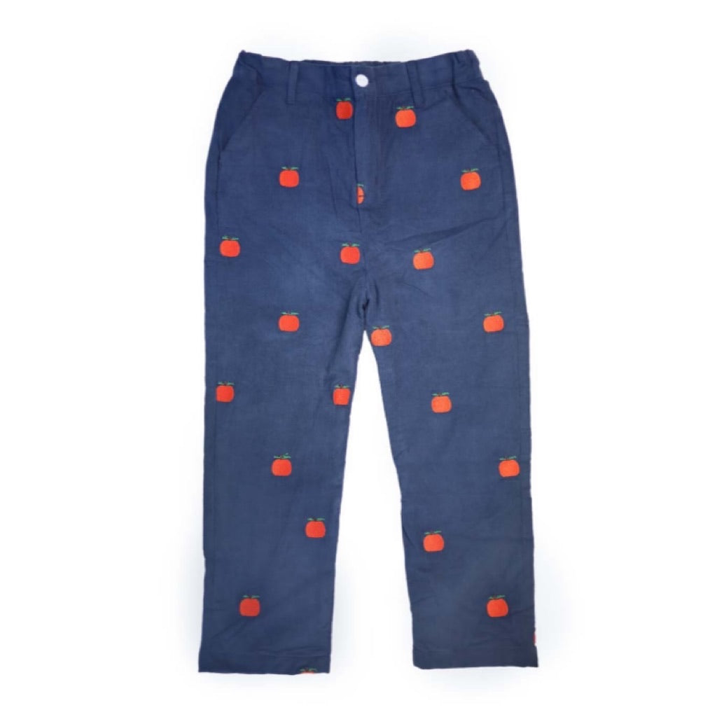 Luke Navy Corduroy Pumpkin Pants