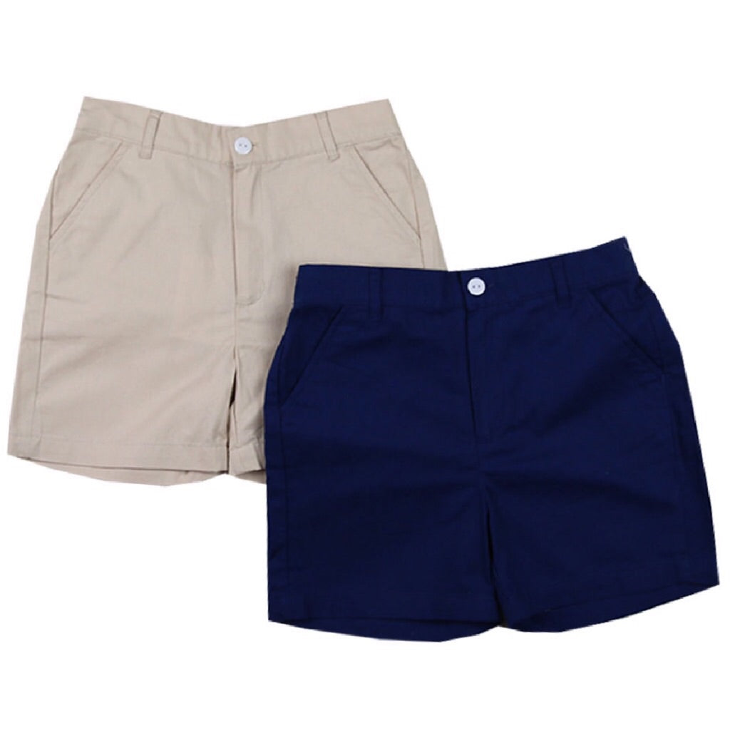Boys Classic Khaki Shorts
