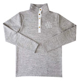 Ladies Heathered Fleece Pullover