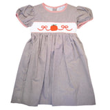Molly Smocked Pumpkin Dress