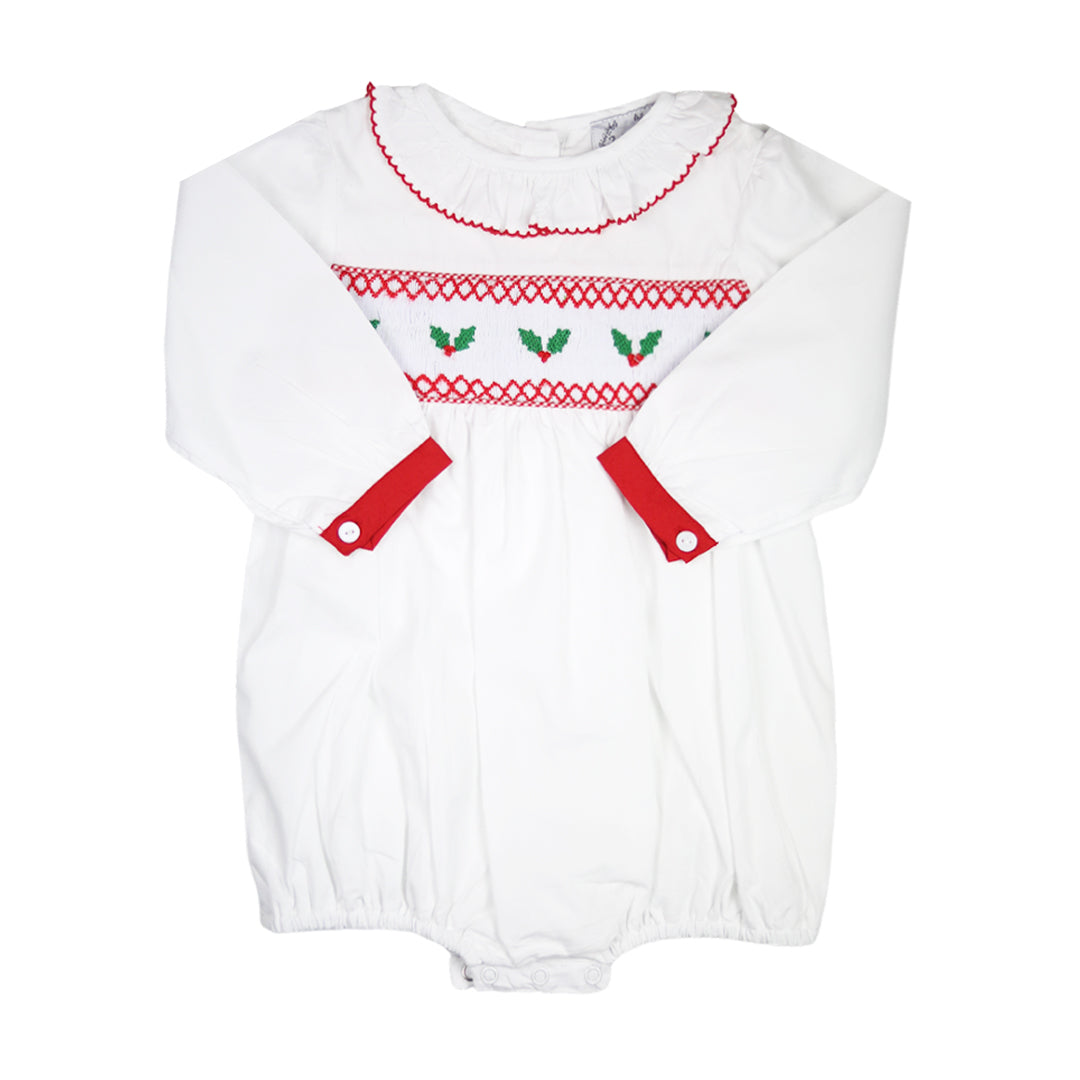 Jessica Smocked Holly Bubble