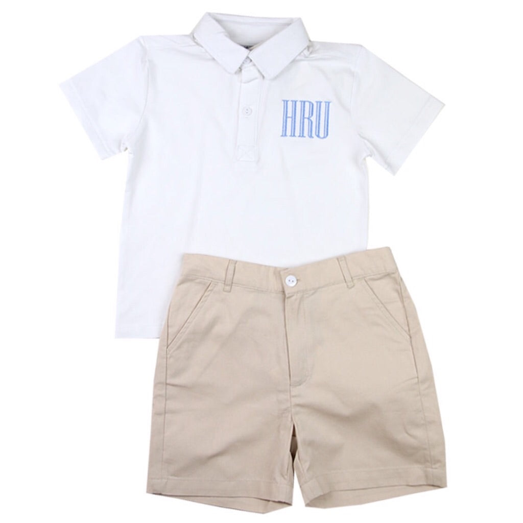 Boys Classic Khaki Shorts