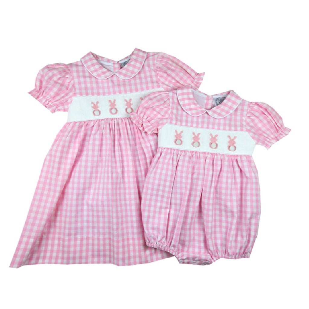 Peter Cottontail Smocked Bunny Dress