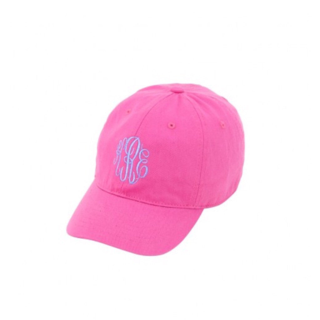 Kids Monogrammed Baseball Hat
