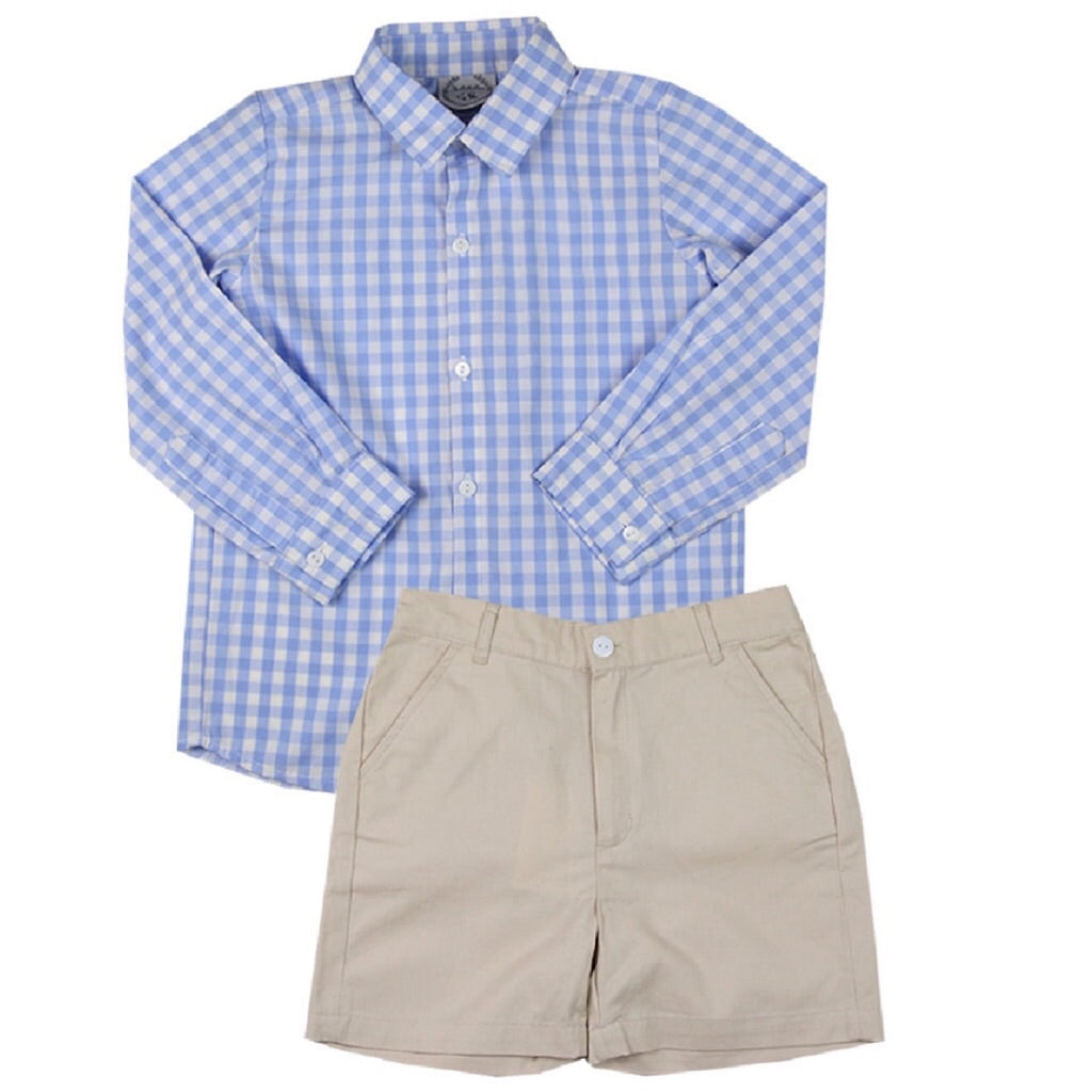 Boys Classic Khaki Shorts