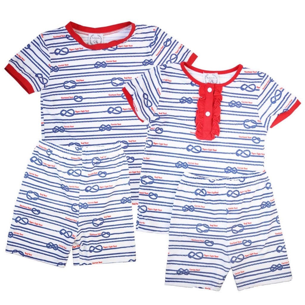 Nautical Knots Kids Knit Loungewear