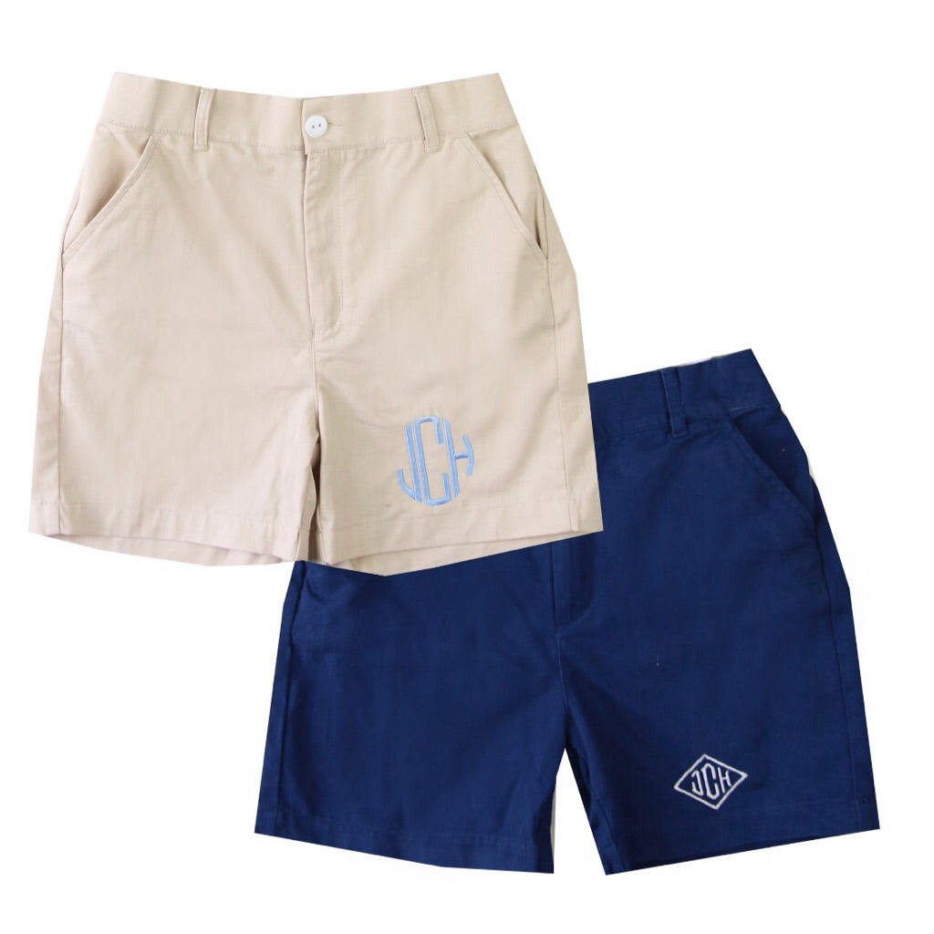 Boys Classic Khaki Shorts